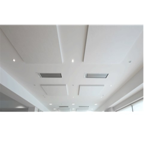 25mm White Autex Quietspace Panels on ceiling