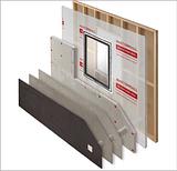 MasterWall Cladding - 1200mm x 2300mm x 50mm external lightweight, reinforced, insulating polystyrene wall panel